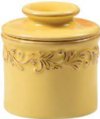 Butter Bell Crock Goldenrod Antique