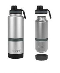 Toob Double Walled Stainless Steel Water Bottle - CHARCOAL