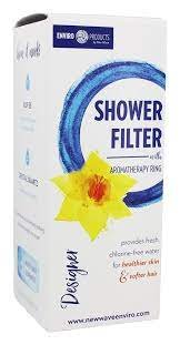Designer Shower Filter w/ Aromatherapy Ring