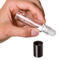 1/3 Ounce Roll-on Vial - Set of 6 Clear Bottles