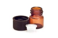 1/4 dram Amber Bottle 