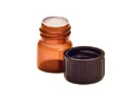 1/4 dram Amber Bottle 