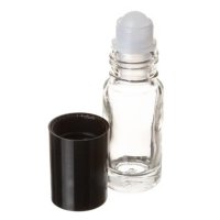 1/6 Ounce Roll-On Vial - Set of 6 Clear Bottles