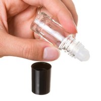 1/6 Ounce Roll-On Vial - Set of 6 Clear Bottles