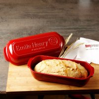 Emile Henry Large Bread Loaf Baker - Burgundy