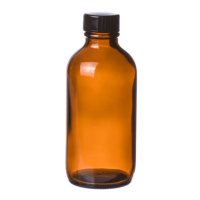 8 Ounce Amber Glass Bottle