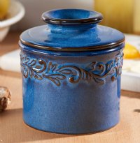 Butter Bell Crock Antique Denim