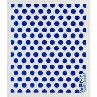 WetIt! Swedish Cloth - Blue Dots 6.75in.x8in.