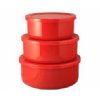 Calypso Small Bowl Set 6 Piece Red