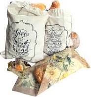 Linen Bread Bags with Beeswax Wraps