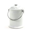 Ceramic Compost Crock WHITE