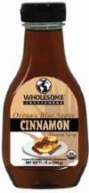 Wholesome Organic Cinnamon Flavored Blue Agave Syrup 11.75oz
