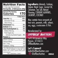 CSE - Cinnamon Bun OFFBeat Butter 12 oz jar