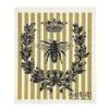 WetIt! Swedish Cloth - French Bee Black-Gold 6.75in.x8in.