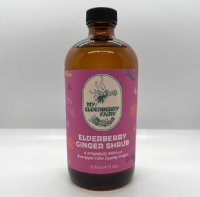 Elderberry Ginger Shrub 16 fl. oz. Bottle