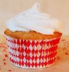 Sutton "Harlequin" Muffin Liners Red/White 50ea