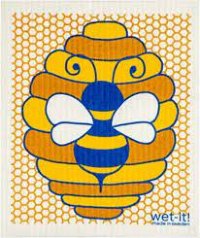 WetIt! Swedish Cloth - Honeybee 6.75in.x8in.