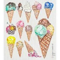 WetIt! Swedish Cloth - Ice Cream Cones 6.75in.x8in.