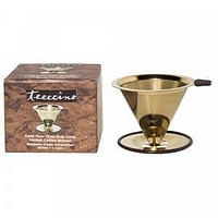 Gold Pour Over Drip Cone Brewer