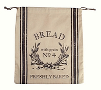 Bread Bag 100% Cotton 15.3x17inches