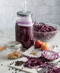 Kilner Fermentation Set 102 oz. (3L) Jar with Bubbler