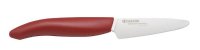 Ceramic Paring Knife, 3 inch Red Handle