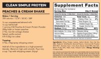 CSE - Peaches and Cream Protein Powder - 30 serving bag