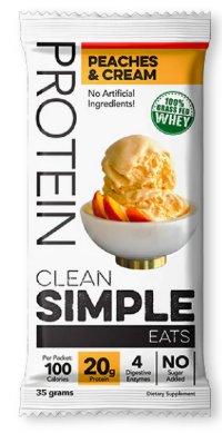 CSE - Peaches and Cream Protein Powder - Single Serving Packet