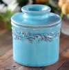 Butter Bell Crock Powder Blue