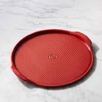 Emile Henry Ridged Pizza Stone 14.5 inch - Burgundy