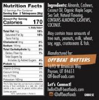 CSE - Salted Caramel OFFBeat Butter 12 oz jar