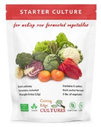 Cutting Edge Starter Culture For Fresh Vegetables (6 single sachets)