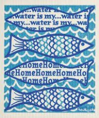 WetIt! Swedish Cloth - Water Is My Home 6.75in.x8in.