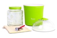 EuroCuisine YM360 Yogurt and Greek Yogurt Maker (GREEN)