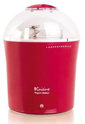 EuroCuisine YM460 Yogurt and Greek Yogurt Maker (RED)